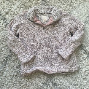 Pink Sherpa Quarter Zip
